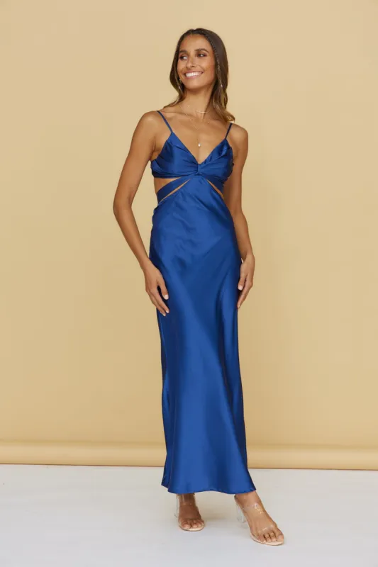 Striking Midnight Maxi Dress Navy sold by Fortunate One