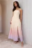 Ready For It Strapless Maxi Dress Yellow sold by Fortunate One