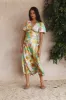 Margaret Maxi Dress Green sold by Fortunate One