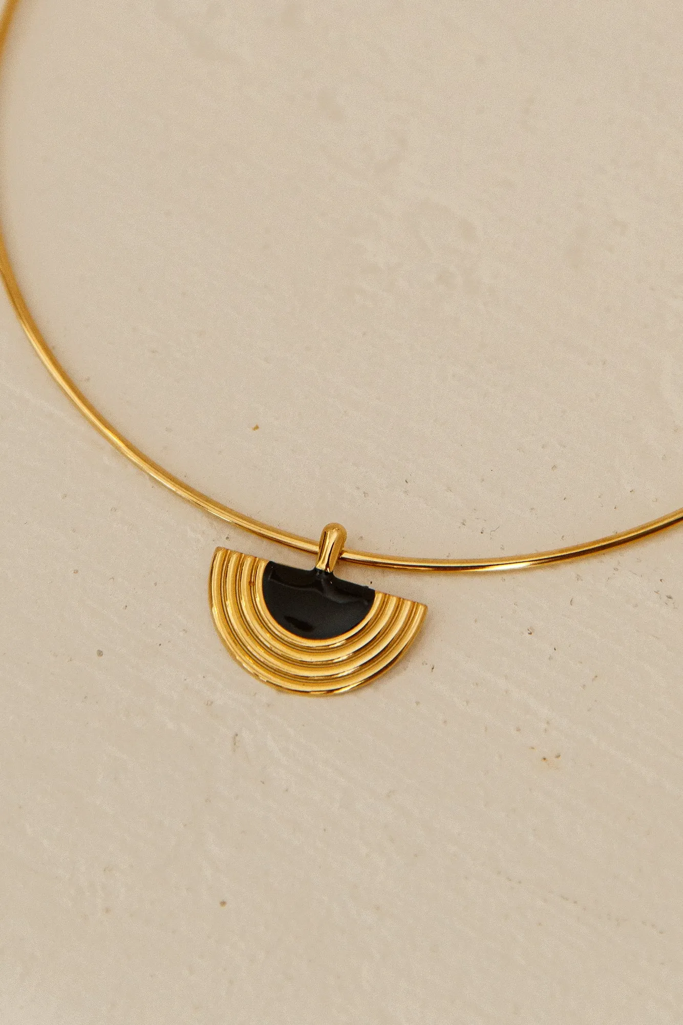 18k Gold Plated Luna Glow Necklace Gold sold by Fortunate One product image thumbnail 4