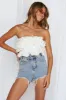 Golden Time Crop Top White sold by Fortunate One