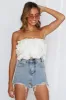 Golden Time Crop Top White sold by Fortunate One