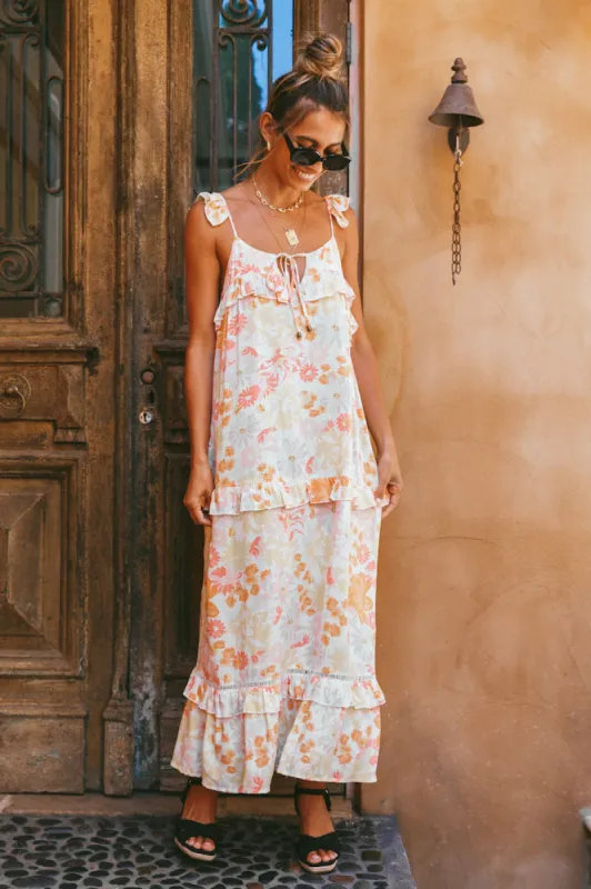 Sunshine Bouquet Maxi Dress sold by Fortunate One