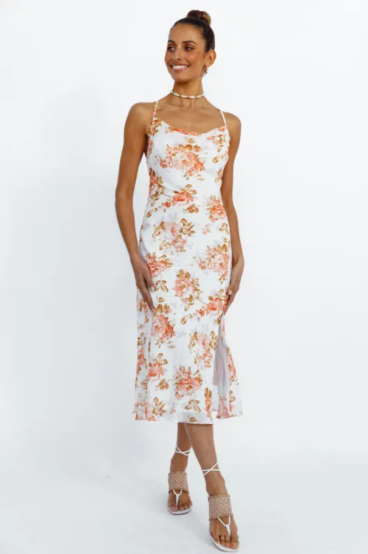 Pocket Of Gold Midi Dress sold by Fortunate One