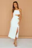 Be My Hero Maxi Dress White sold by Fortunate One