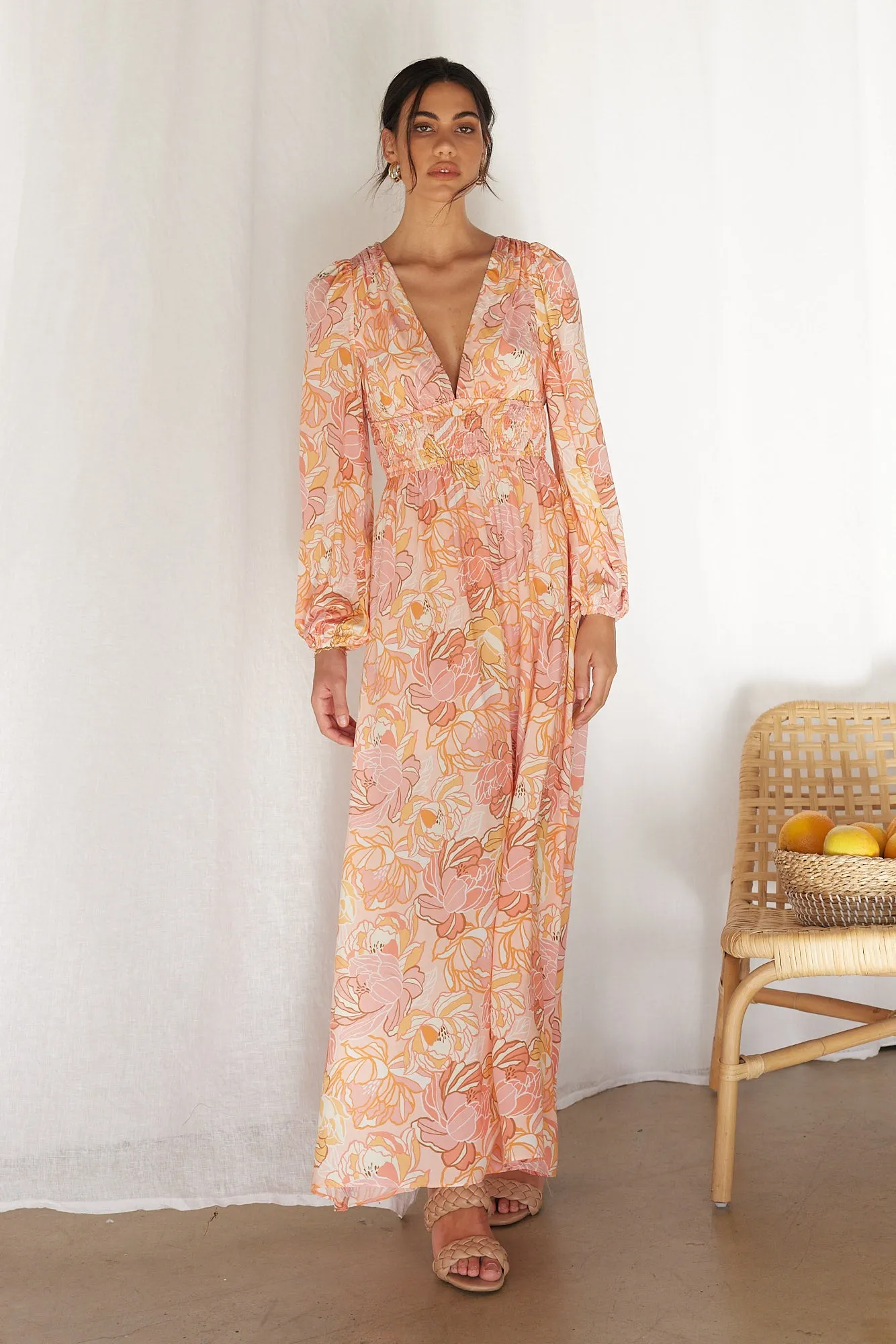 True Meaning Maxi Dress Pink sold by Fortunate One product image thumbnail 5