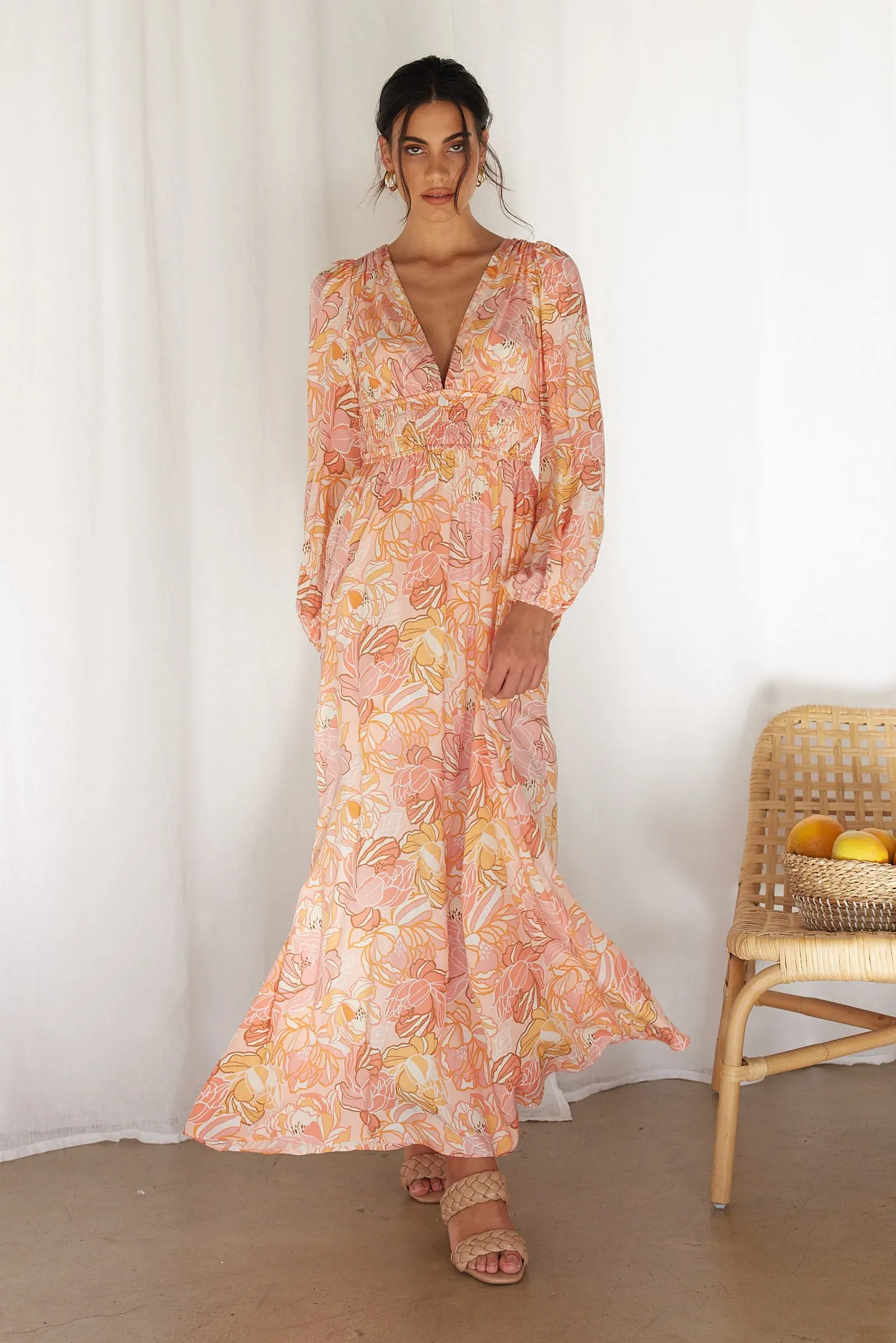 True Meaning Maxi Dress Pink sold by Fortunate One product image thumbnail 2