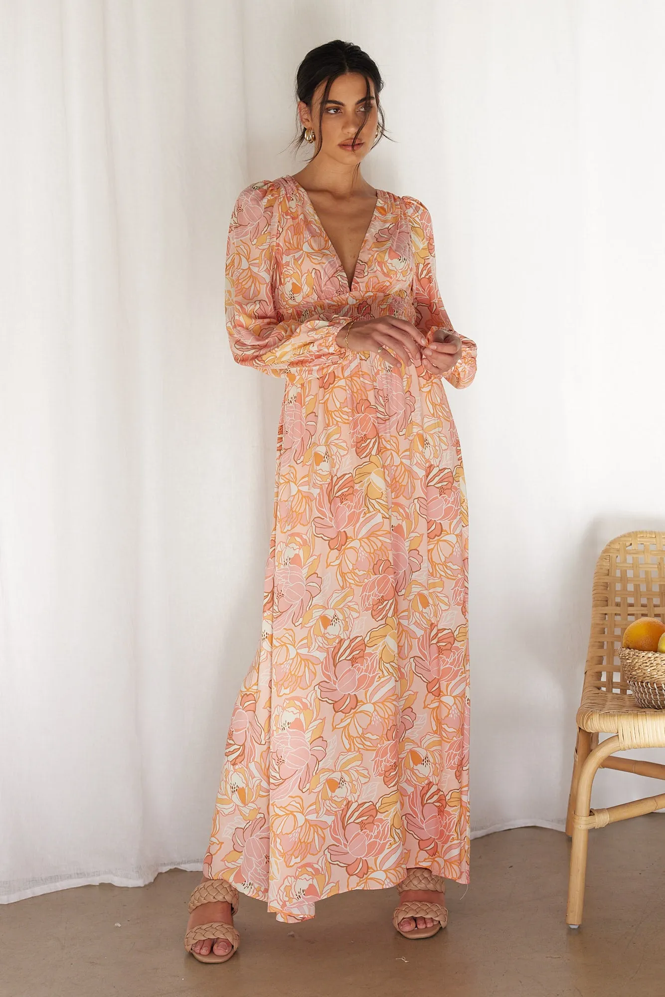 True Meaning Maxi Dress Pink sold by Fortunate One product image thumbnail 3