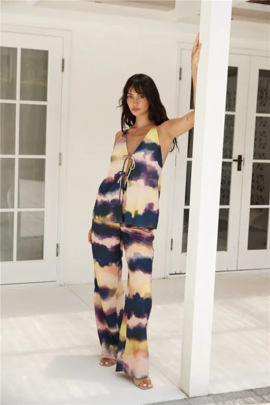 SEVEN WONDERS Oasis Pant Purple sold by Fortunate One