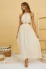 Aulma Maxi Dress Beige sold by Fortunate One