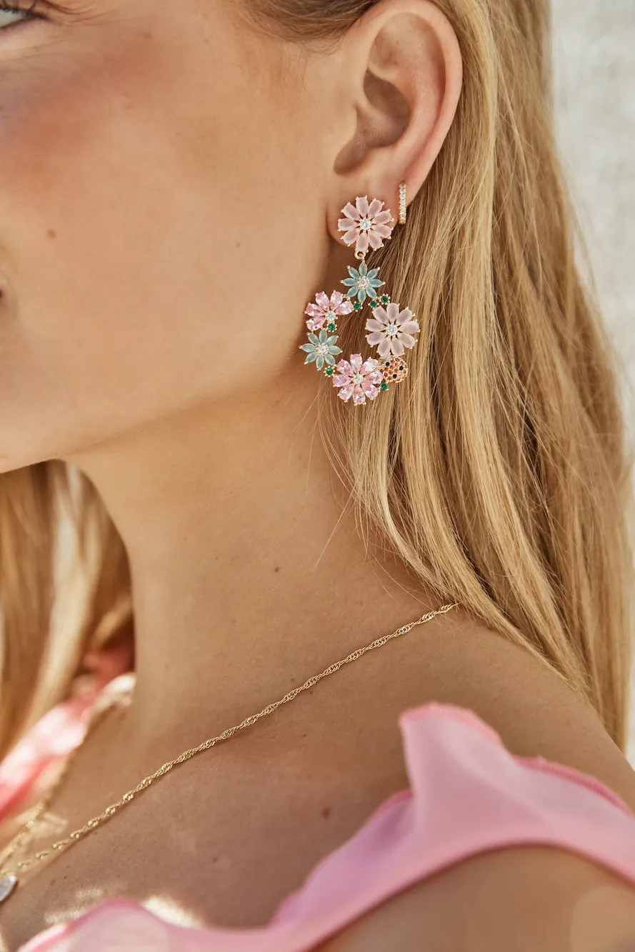 18k Gold Plated Blossom Magic Earrings Gold sold by Fortunate One