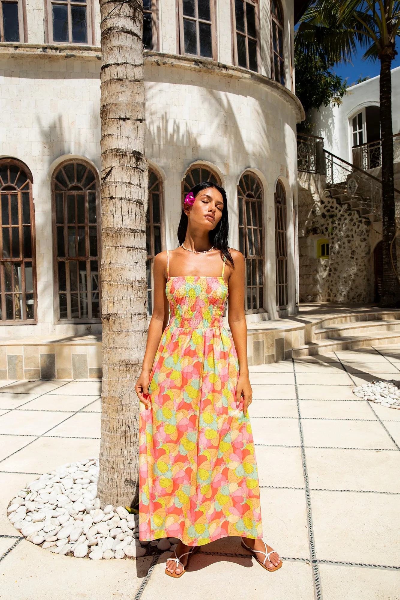 FORTUNATE ONE In Bloom Maxi Dress Floral sold by Fortunate One product image thumbnail 5
