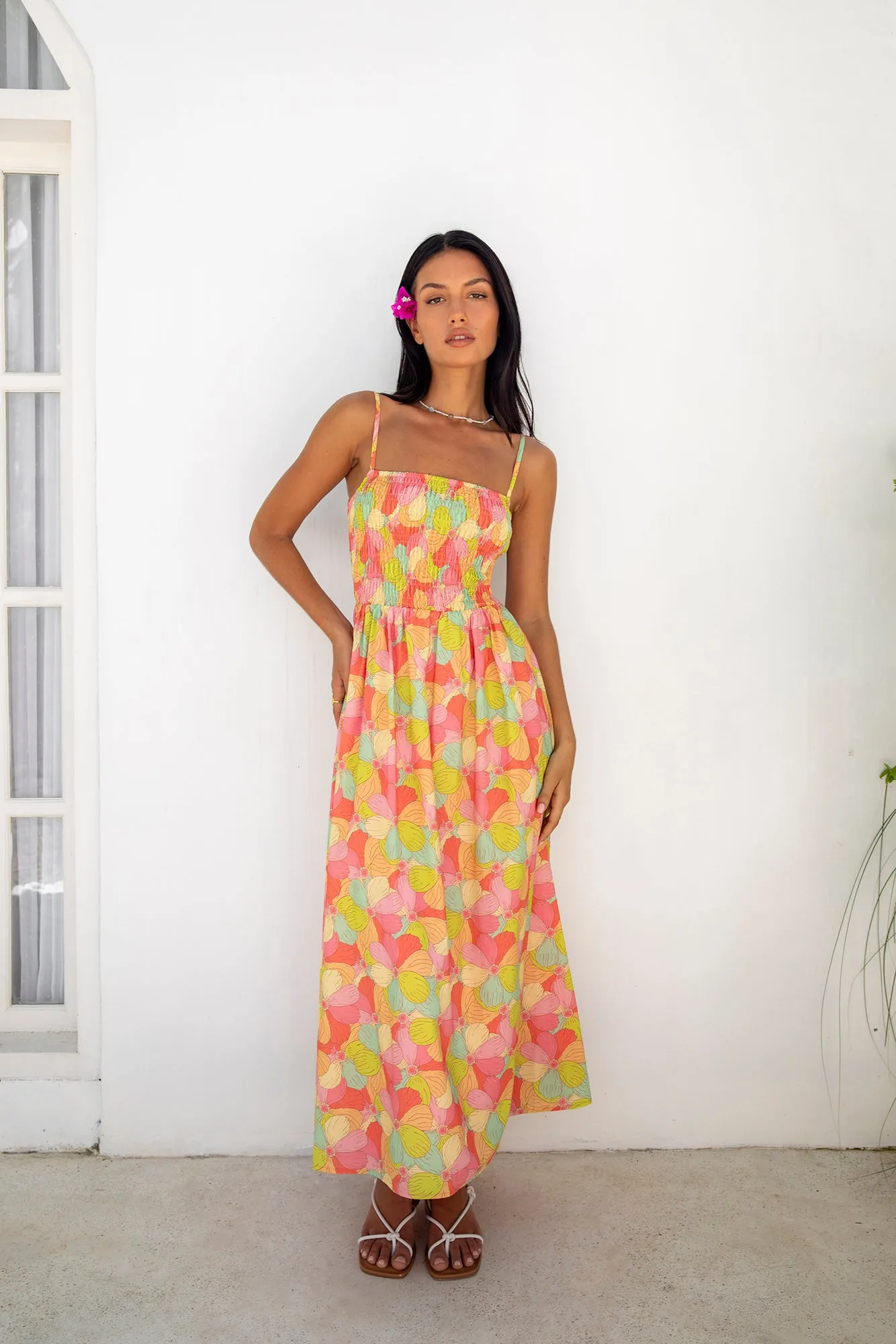 FORTUNATE ONE In Bloom Maxi Dress Floral sold by Fortunate One product image thumbnail 3