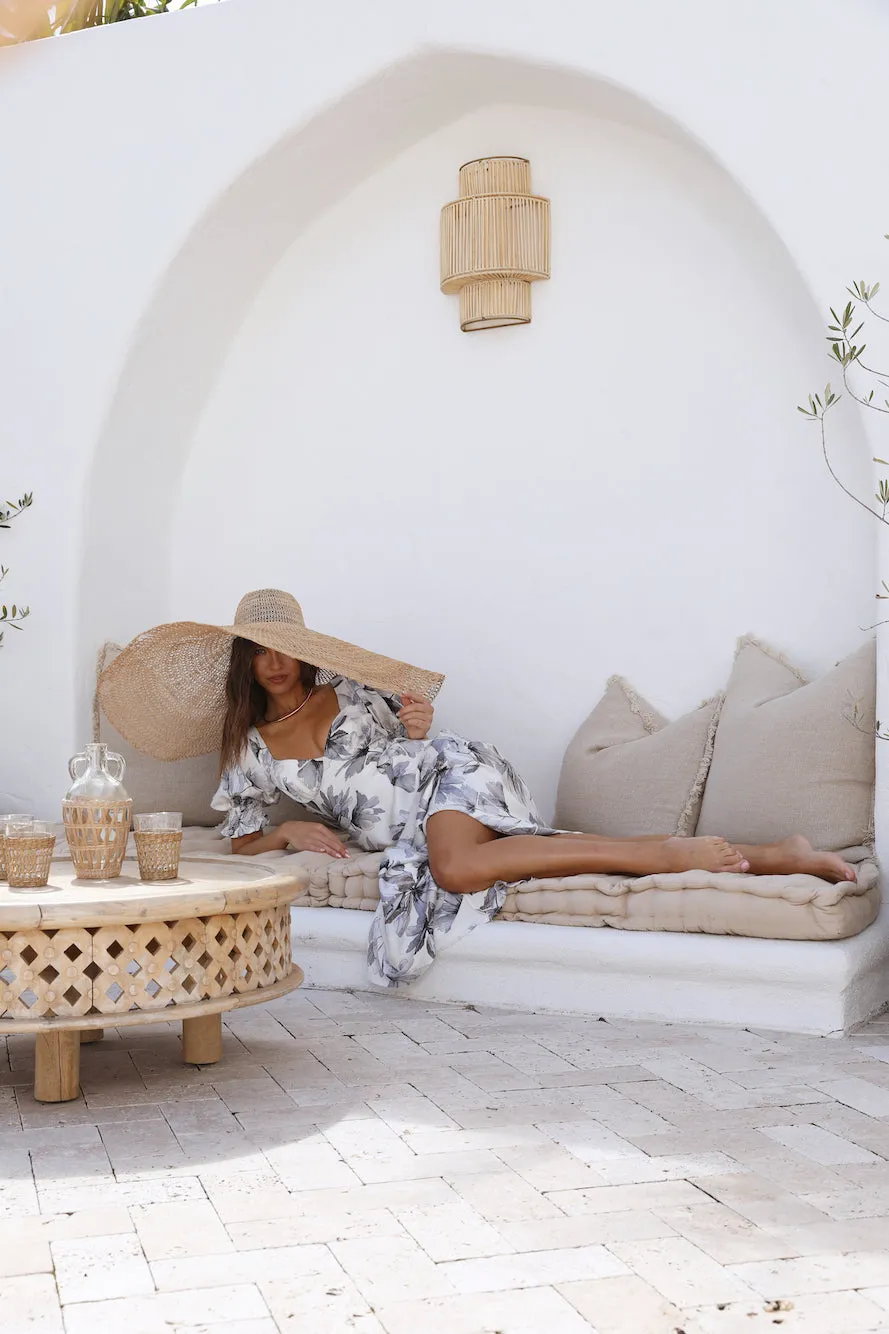 Whimsical Heart Maxi Dress Blue sold by Fortunate One product image thumbnail 3