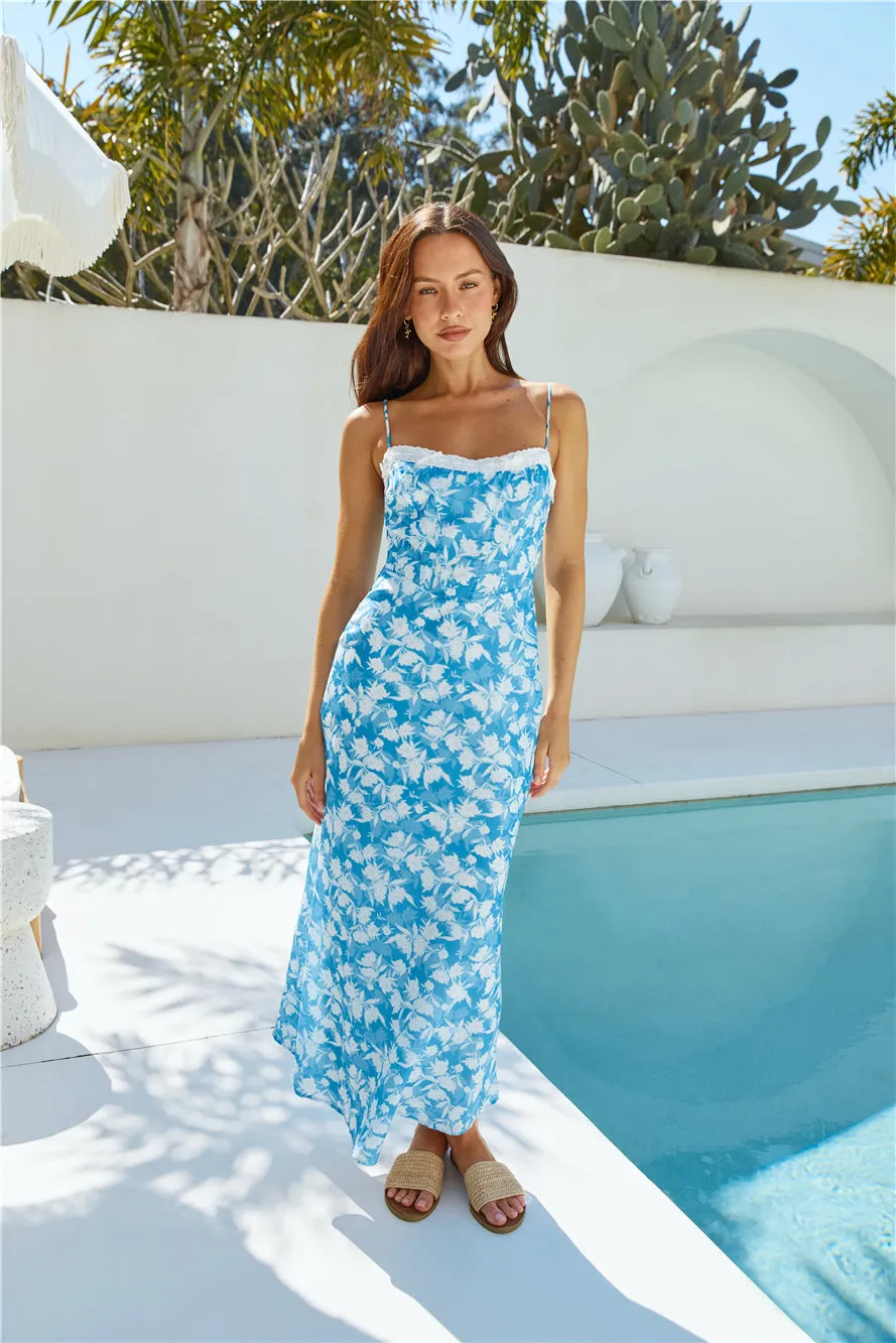 Sailor Song Maxi Dress Blue sold by Fortunate One