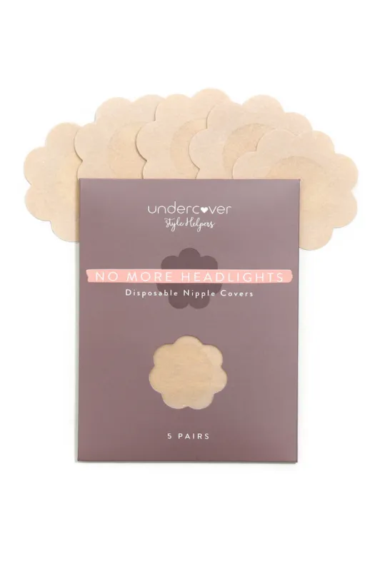 UNDERCOVER STYLE HELPERS No More Headlights Disposable Nipple Covers Nude sold by Fortunate One