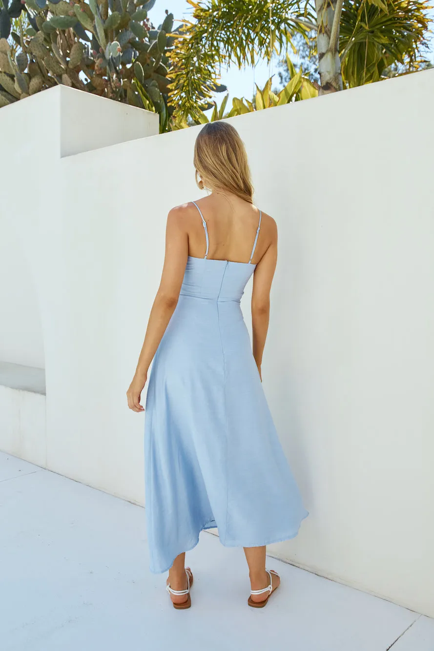 Seabreeze Maxi Dress Blue sold by Fortunate One product image thumbnail 2