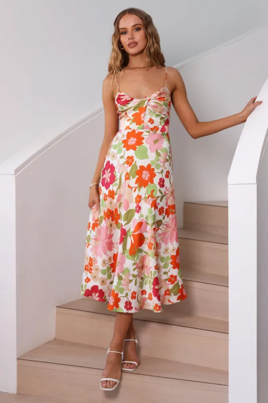 Love Strong Midi Dress Multi sold by Fortunate One