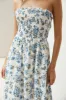 Cornflower Blooms Maxi Dress Blue sold by Fortunate One