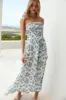Cornflower Blooms Maxi Dress Blue sold by Fortunate One