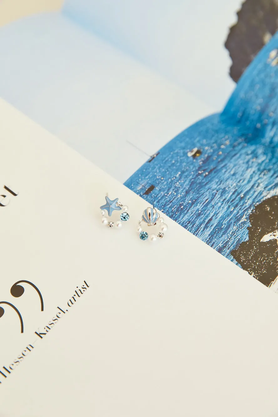 Magic Of The Sea Earrings Blue sold by Fortunate One product image thumbnail 2