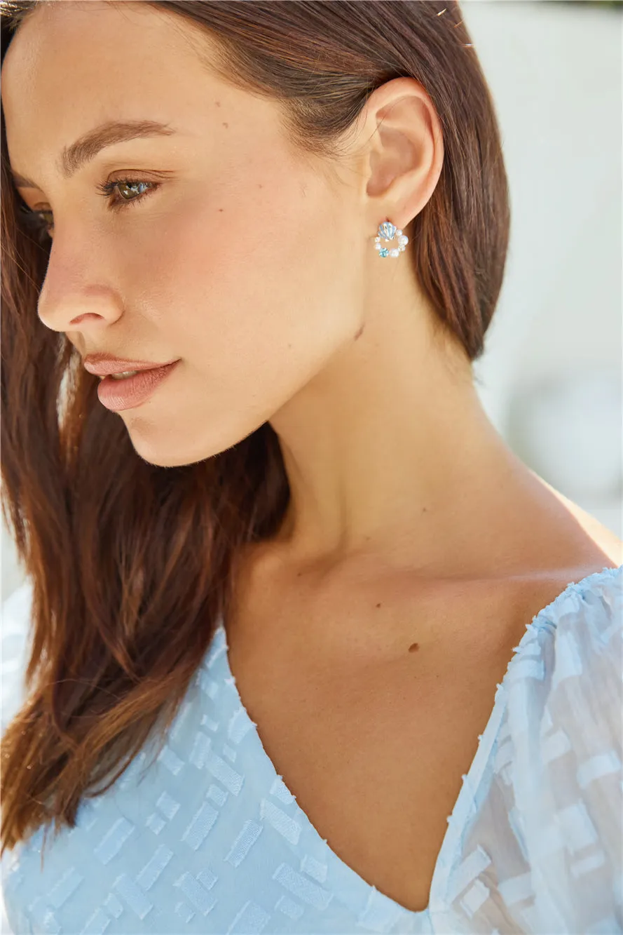 Magic Of The Sea Earrings Blue sold by Fortunate One product image thumbnail 3
