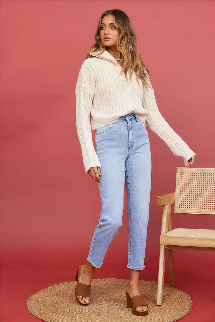 ABRAND A94 High Slim Jeans Dion Light Vintage Blue sold by Fortunate One product image thumbnail 3