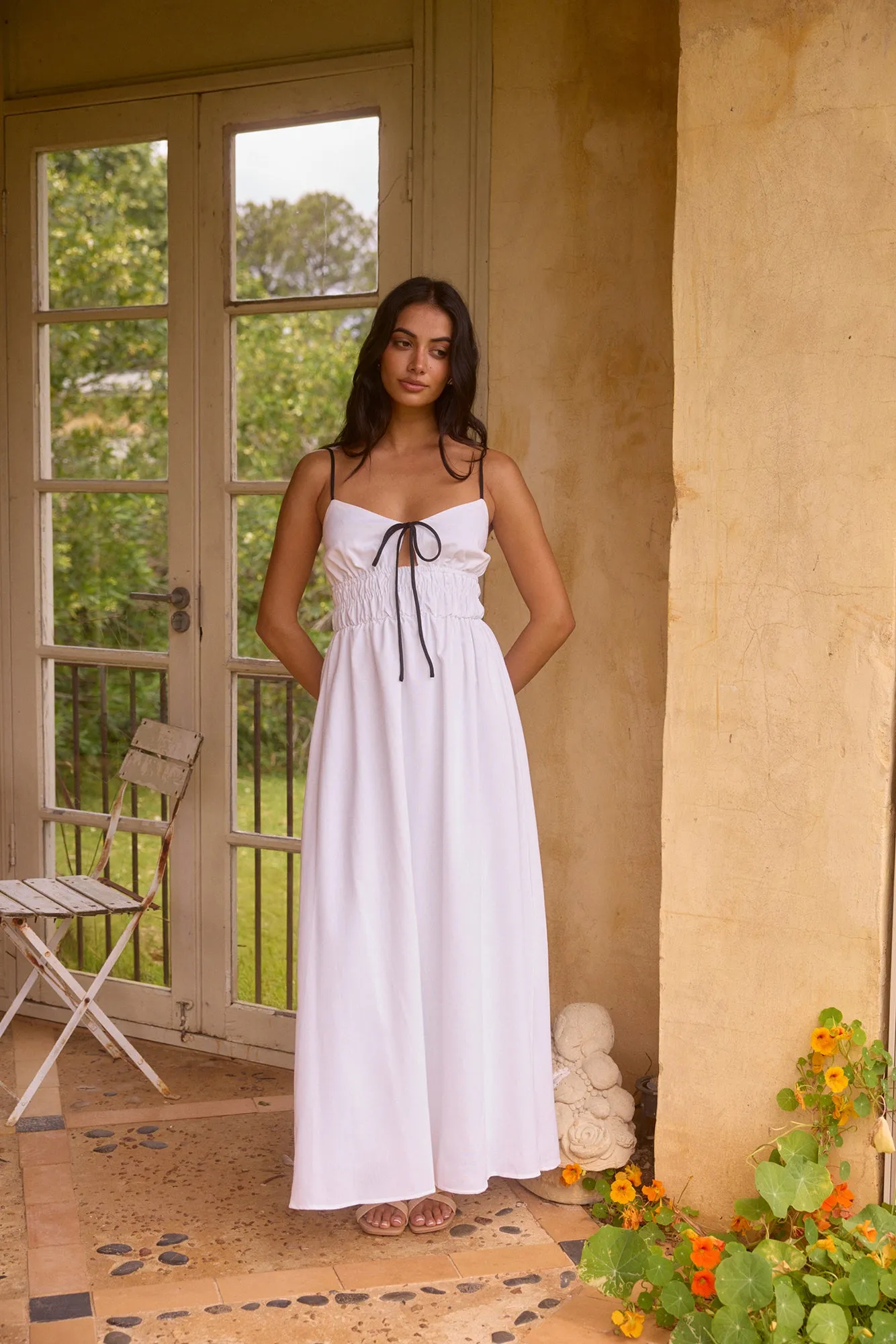 Fleeting Moments Maxi Dress White sold by Fortunate One product image thumbnail 5