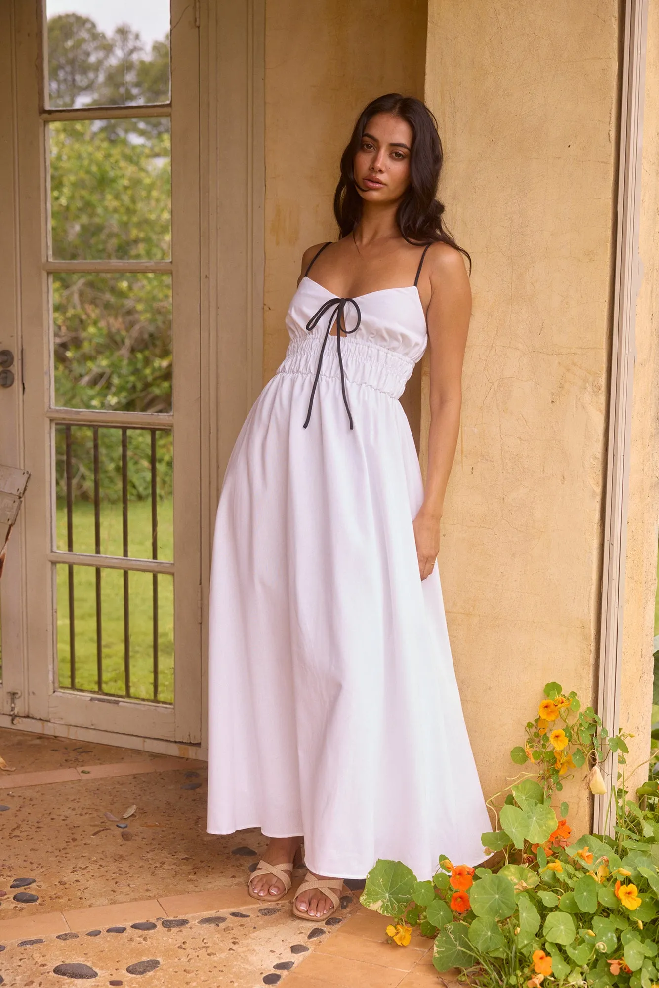 Fleeting Moments Maxi Dress White sold by Fortunate One product image thumbnail 4