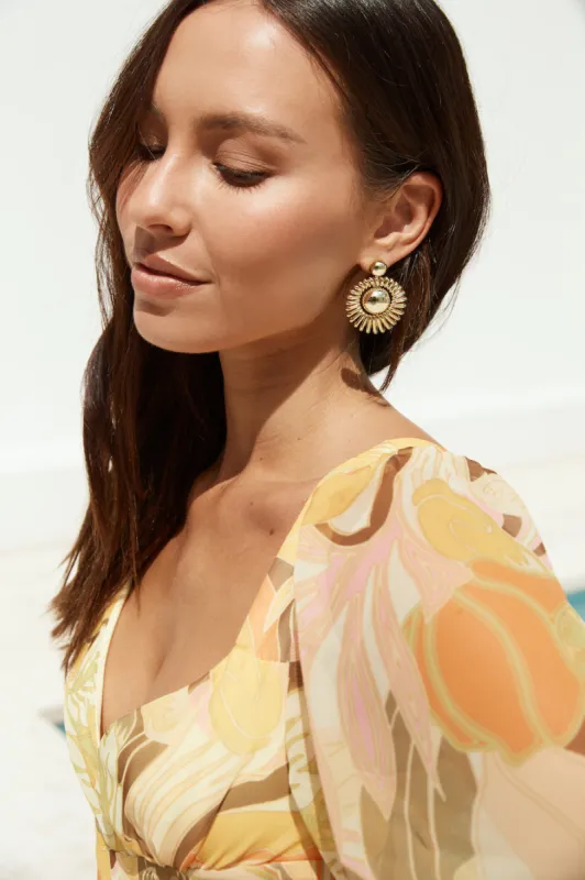 Sun don't shine earrings sold by Fortunate One