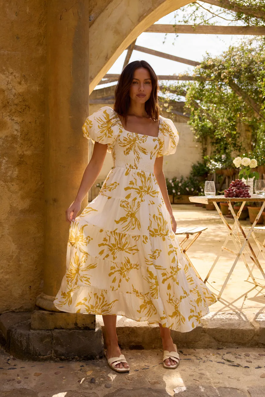 Good Morning Miss Maxi Dress Yellow sold by Fortunate One product image thumbnail 4