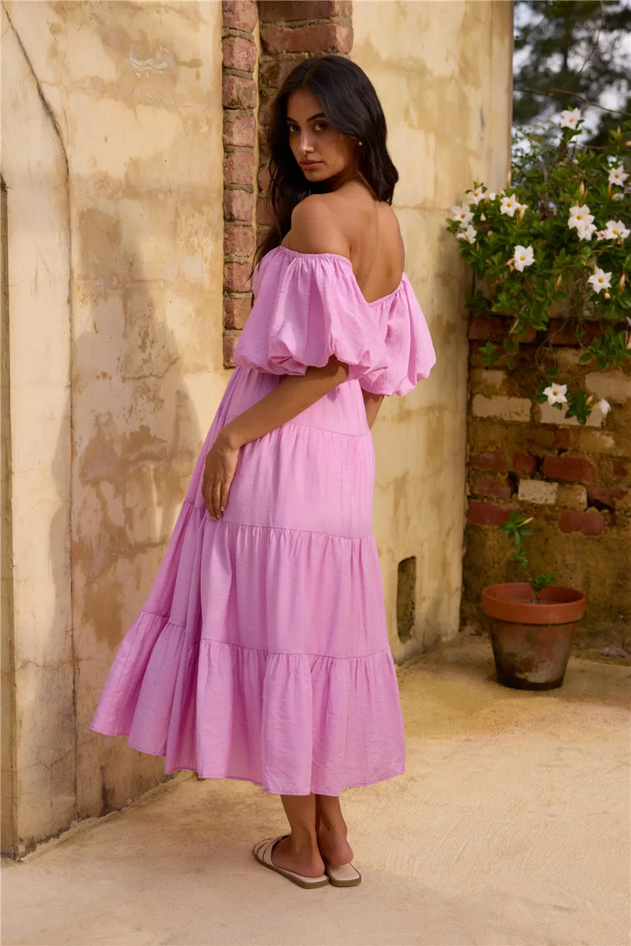 Lush Petal Maxi Dress Pink sold by Fortunate One product image thumbnail 2