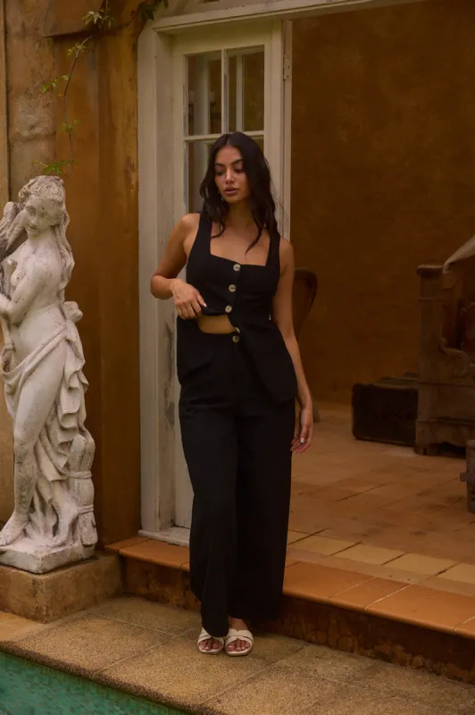 Shell Island Pants Black sold by Fortunate One