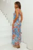 Beach Blues Maxi Dress Blue sold by Fortunate One