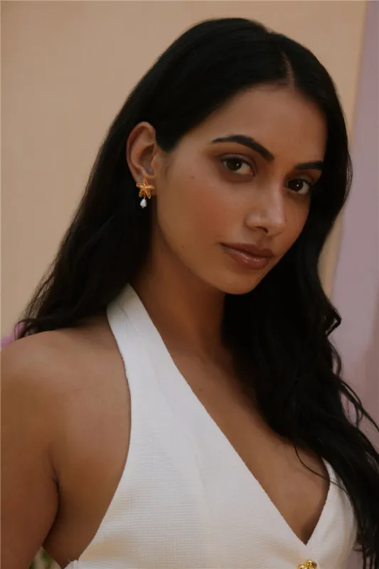 18k Gold Plated Devoted Darling Earrings sold by Fortunate One