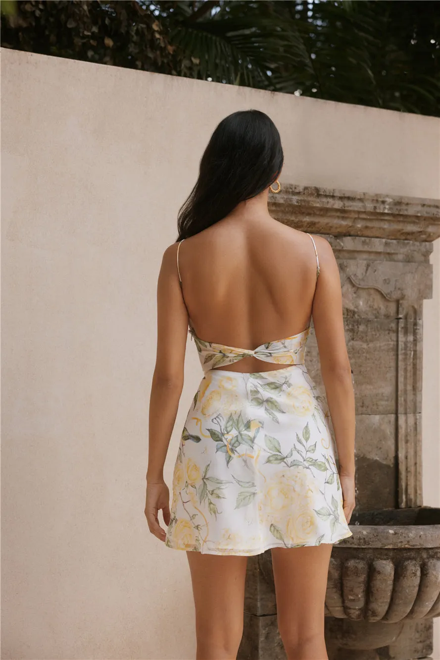 Talia Floral Mini Yellow sold by Fortunate One product image thumbnail 2