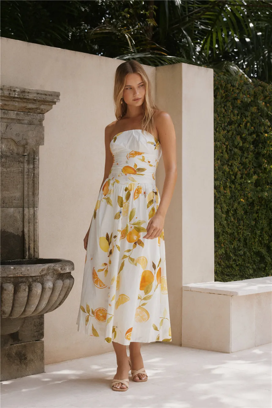 Golden Glow Maxi Dress Yellow sold by Fortunate One product image thumbnail 5