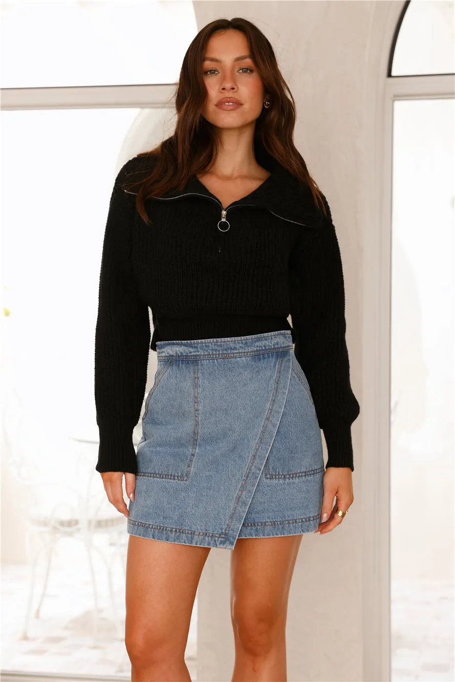 Noelle Knit Jumper Black sold by Fortunate One product image thumbnail 5