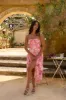 Floral Dreams Strapless Maxi Dress Pink sold by Fortunate One