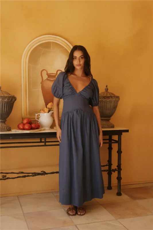 Bambi Blue Maxi Dress sold by Fortunate One