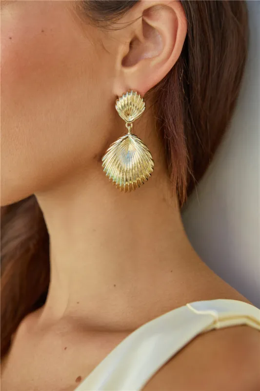 Kind To You Earrings Gold sold by Fortunate One