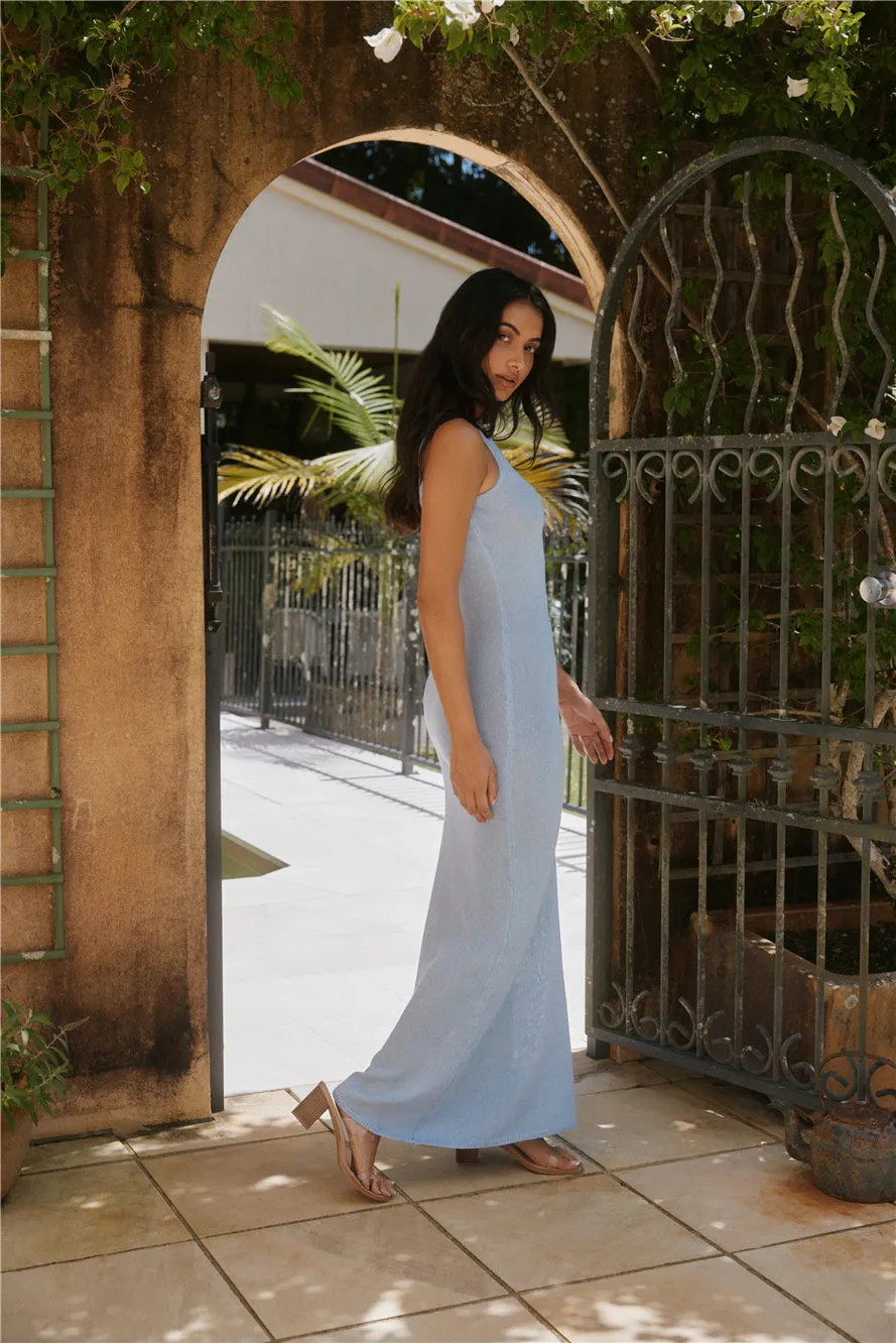 Runaway The Label Adriana Maxi Dress Blue sold by Fortunate One product image thumbnail 5