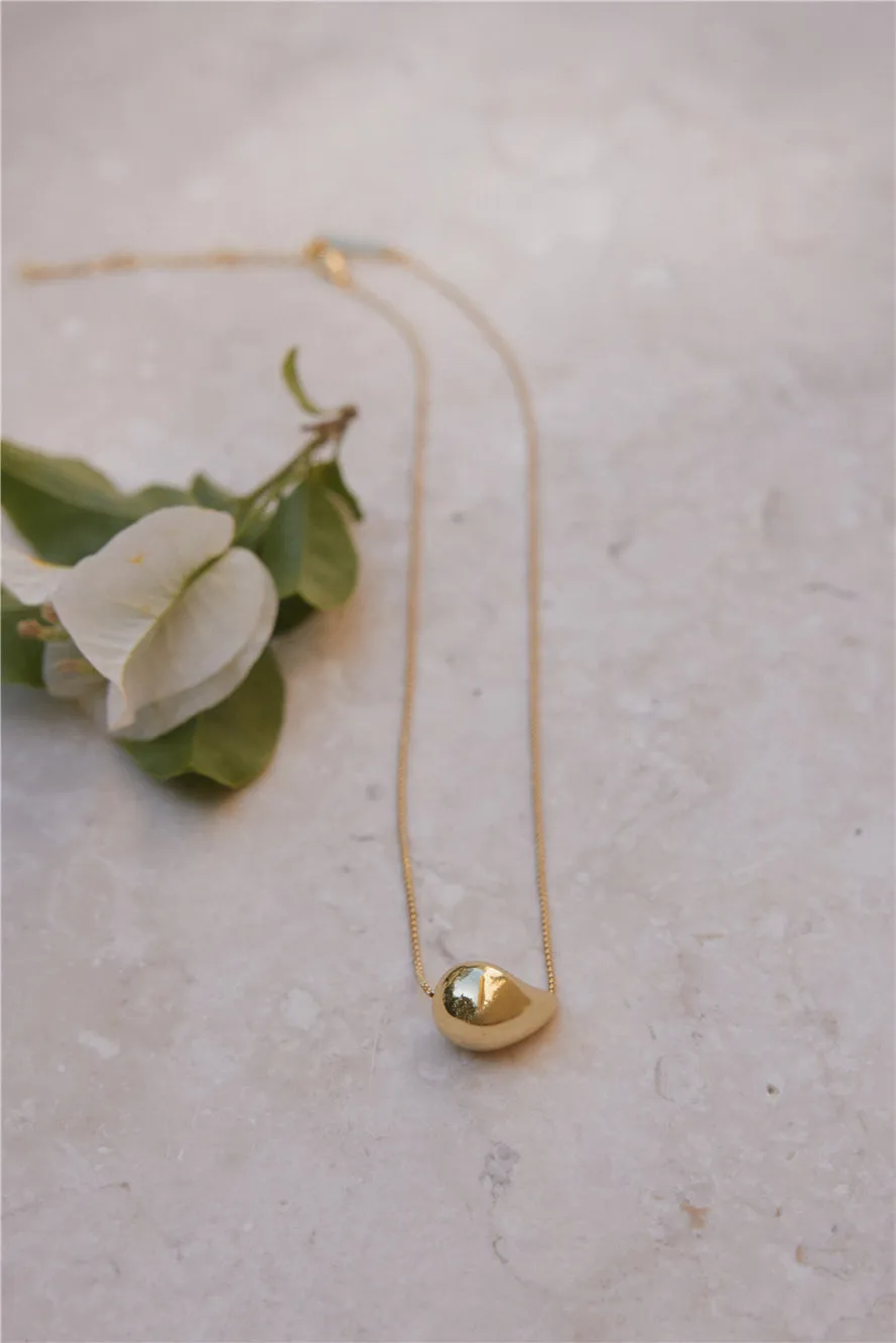 18k Gold Plated Summer Dream Necklace Gold sold by Fortunate One product image thumbnail 2