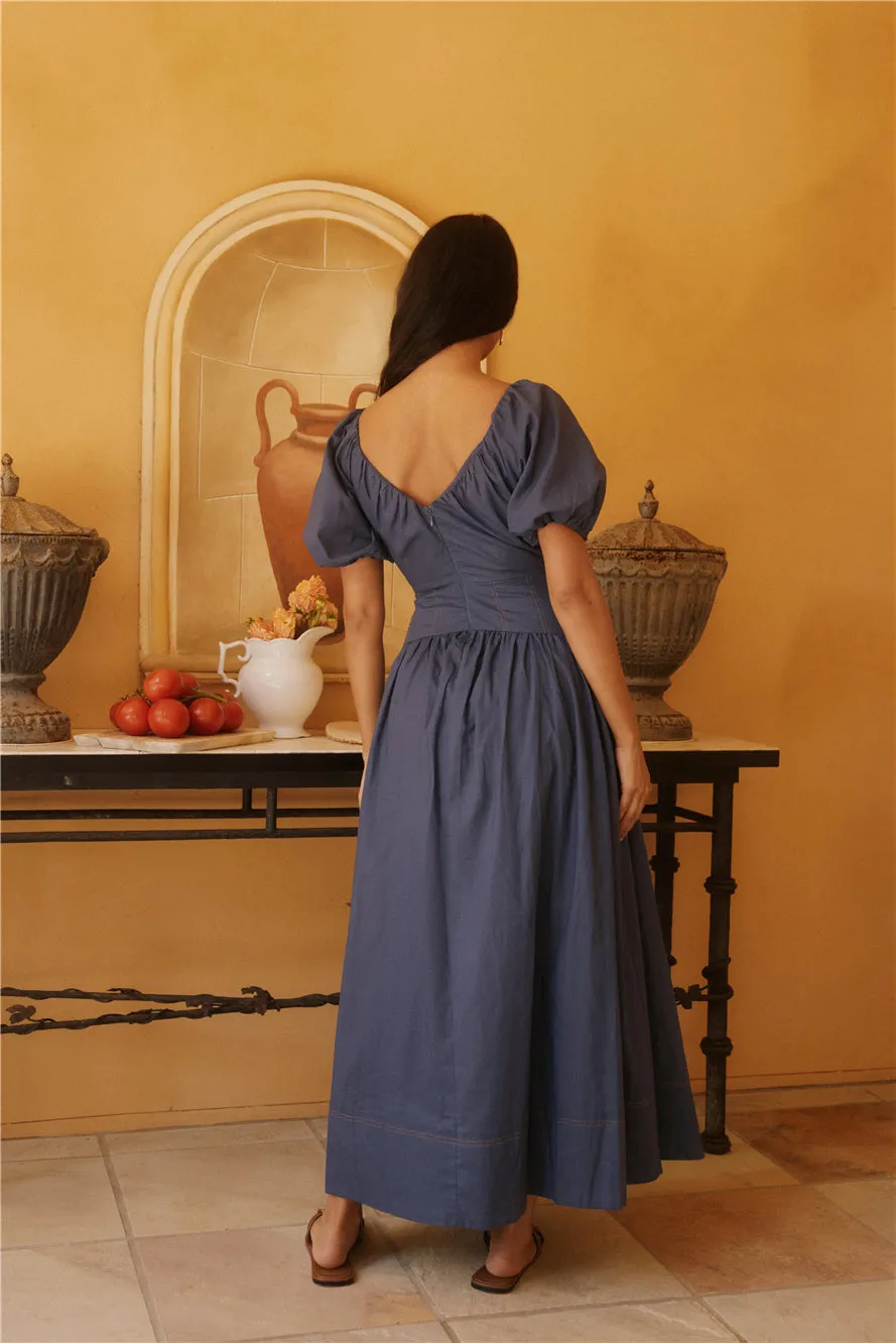 Bambi Blue Maxi Dress Navy sold by Fortunate One product image thumbnail 3