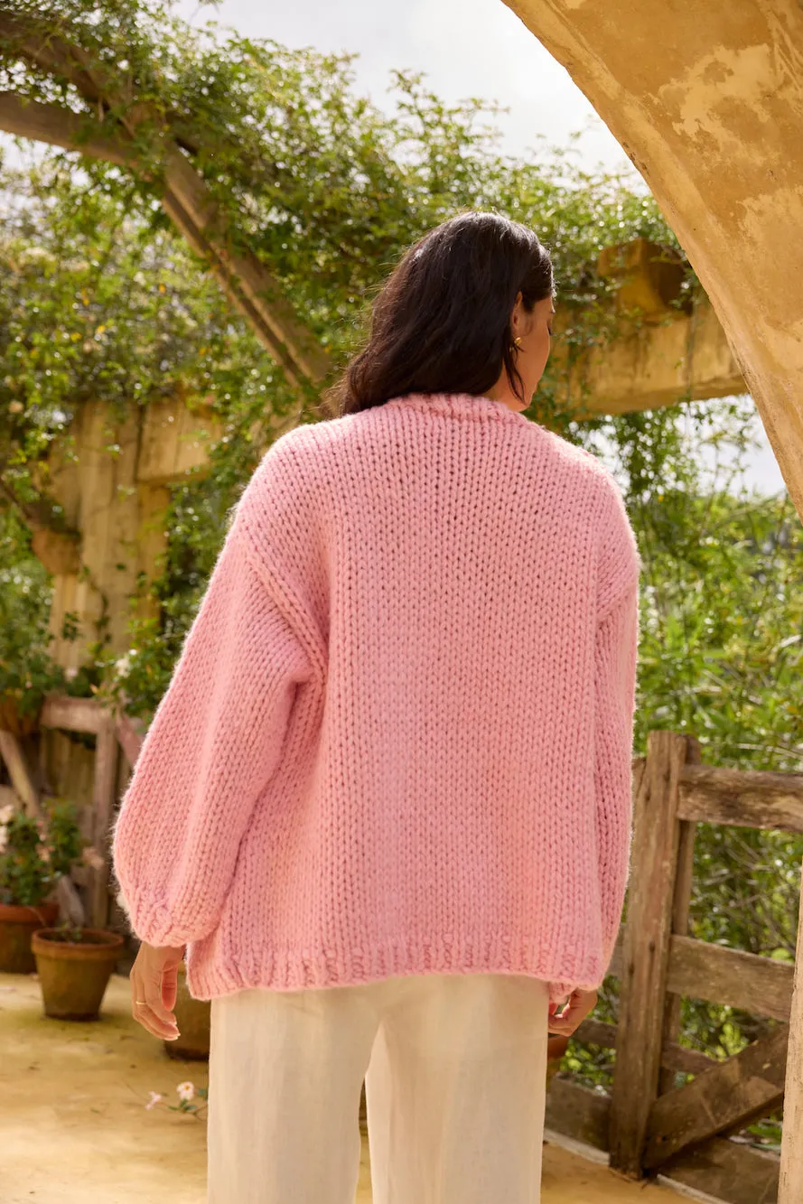 Sherbert Knit Cardigan Pink sold by Fortunate One product image thumbnail 2