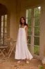 Lily 100% Linen Maxi Dress White sold by Fortunate One