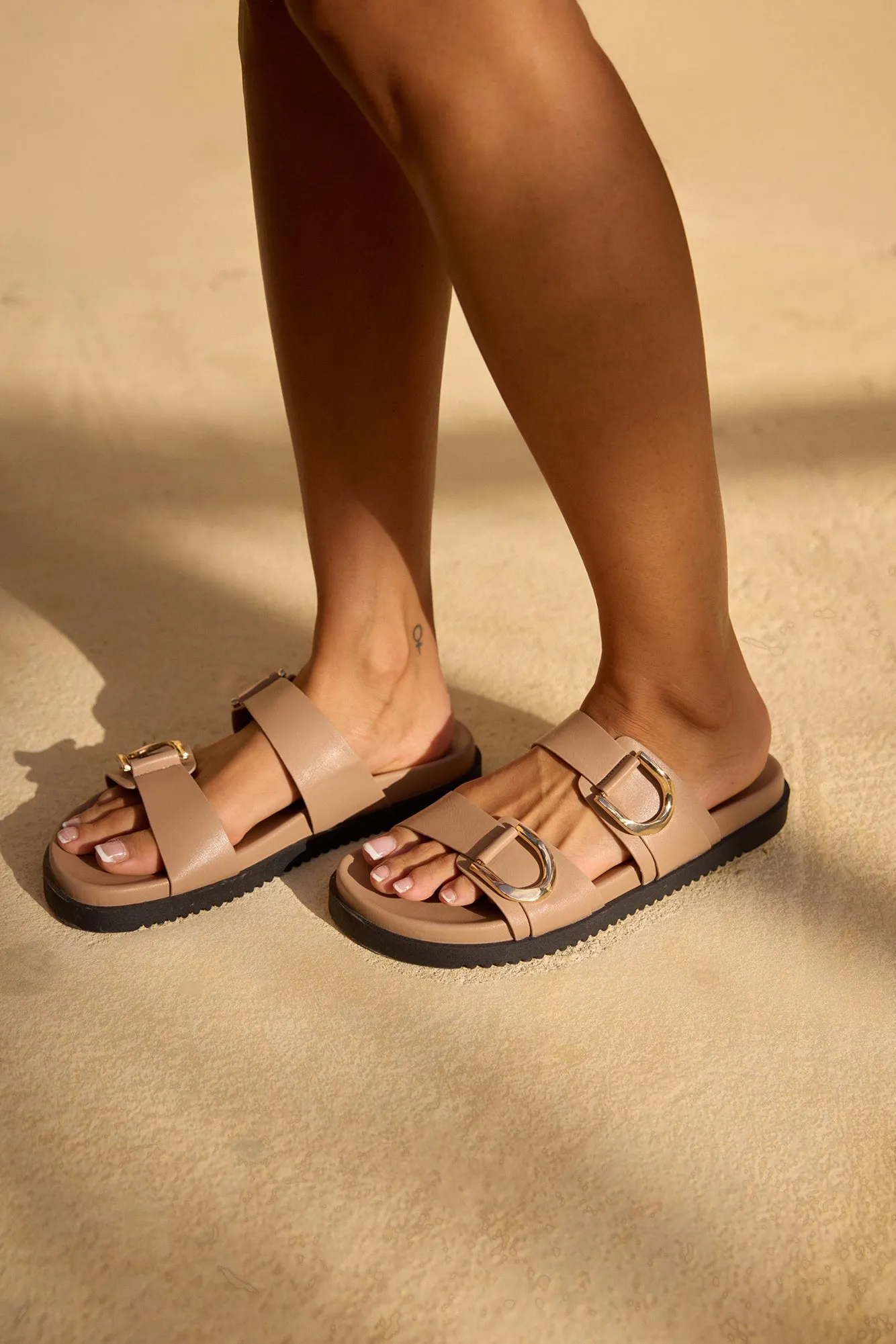 BILLINI Areli Slides Light Cashew sold by Fortunate One product image thumbnail 2