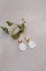 18K Goldplated Sea Shadow Earrings Gold sold by Fortunate One