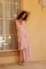 Daisy Booming Maxi Dress in Pink sold by Fortunate One