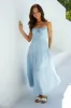 Seraphina Maxi Dress Blue sold by Fortunate One